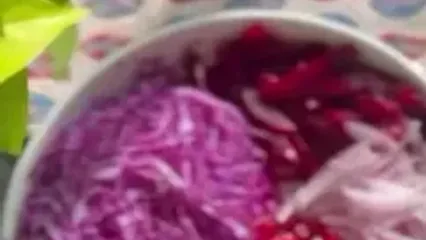 سه سالاد رنگارنگ با انار