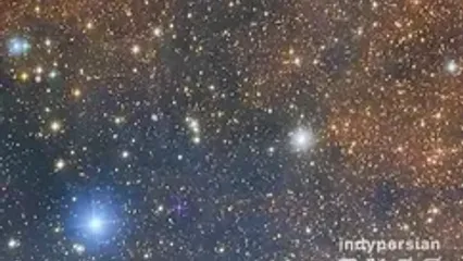 فیلم منظره خیره‌کننده آسمان شب در مریخ