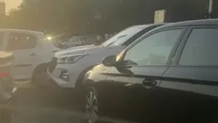قطعی برق و ترافیک سنگین بلوار عدل در نبود پلیس راهور