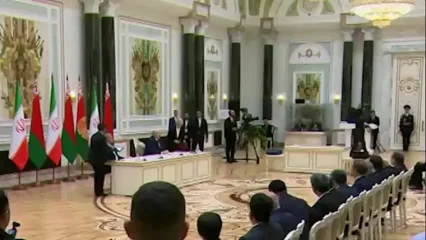 امضای 12 سند همکاری و 1 بیانیه مشترک میان ایران و بلاروس