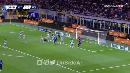 ویدیو: گل اول اینتر به اودینزه توسط دنزل دامفریس
