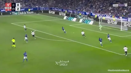 ویدیو: گل سوم رئال مادرید به رئال اویدو توسط وینیسیوس جونیور