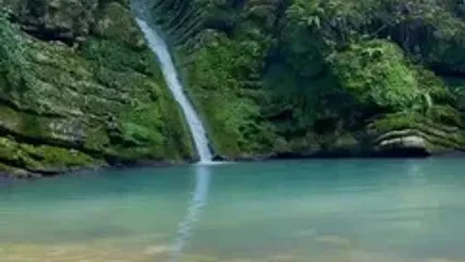 فیلم آبشار زیبای کیامید در مازندران