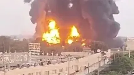 اطلاعیه مهم پالایشگاه تهران در خصوص آتش سوزی بزرگ در جنوب پایتخت