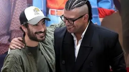رقص کردی نوید محمدزاده و روزبه حصاری غوغا کرد!