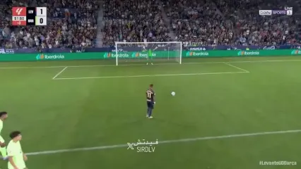گل دوم لوانته به بارسلونا توسط خوزه لوئیس مورالس پنالتی(5+48)