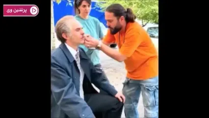 پشت صحنه هیجانی تصادف بابک حمیدیان « جمشید نجات » در تاسیان / از گریم جنجالی تا لحظه های واقعی در کنار بدلکارش