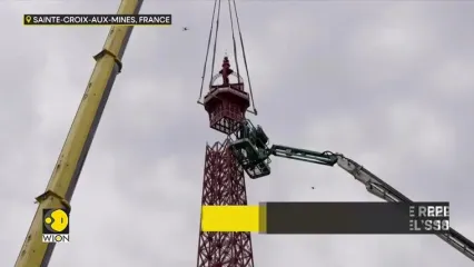 ببینید؛ پدربزرگ و نوه‌اش برج ایفل جدیدی ساختند