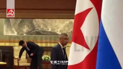 اقدامات عجیب تیم امنیتی رهبر کره شمالی بعد از دیدار وی با پوتین