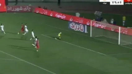 موقعیت طلایی برای پرسپولیس که هدر رفت/ این توپ چطور گل نشد؟!!