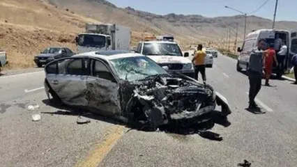 لحظه چپ شدن و سقوط خودرو در سرداغی ارومیه