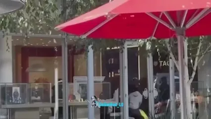 ببینید؛ سرقت مسلحانه یک میلیون دلاری از فروشگاه جواهرات در کالیفرنیا