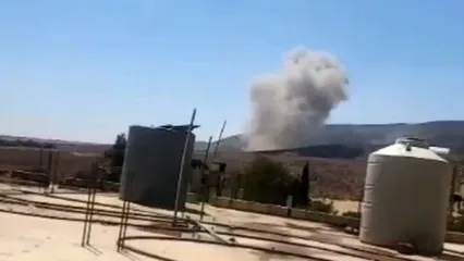 ویدئویی از حمله دقایقی پیش اسرائیل به لبنان