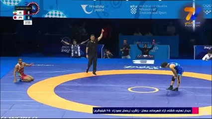 کشتی رحمان عموزاد فینال قهرمانی جهان را ببینید ی کامل
