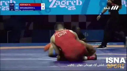 پدیده کشتی ایران به نیمه نهایی رسید کشتی چشمنواز احمد جوان