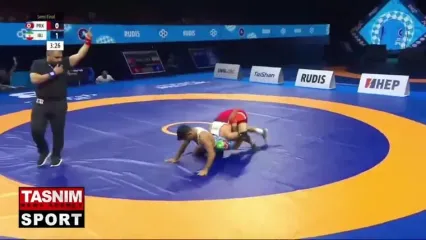 فیلم صعود 3-2 لحظه آخری احمد محمدنژاد جوان مقابل آزادکار اهل کره شمالی