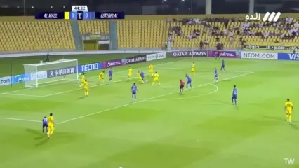 گل اول استقلال به الوصل توسط چشمی