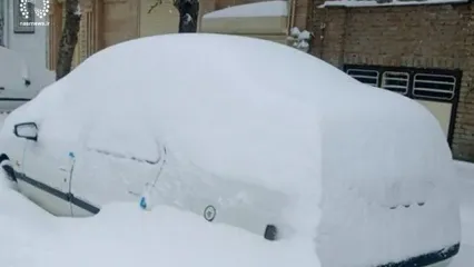 پاییز با برف 20 سانتی‌متری در این منطقه آغاز شد!