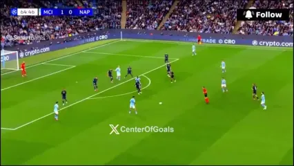 ویدیو: گل دوم منچستر سیتی به ناپولی توسط جرمی دوکو