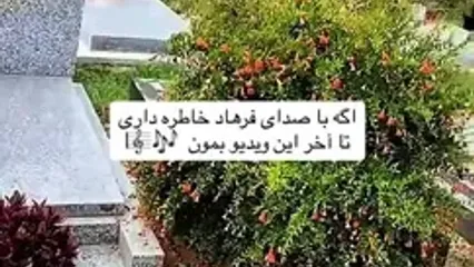 فیلمی از آرامگاه فرهاد مهراد در آرامستان تیه پاریس به بهانه سالروز پرواز ابدی اش