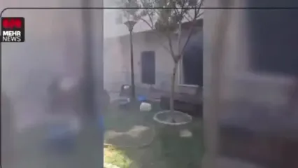 گزارشی از حریق انبار کارگاه مبل و چوب در مشهد