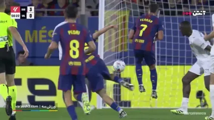 خلاصه بازی بارسلونا 6 - 0 والنسیا