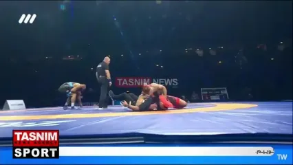 سالتوی «محمدهادی ساروی» به مربی‌اش پس از کسب مدال طلای مسابقات کشتی فرنگی قهرمانی جهان