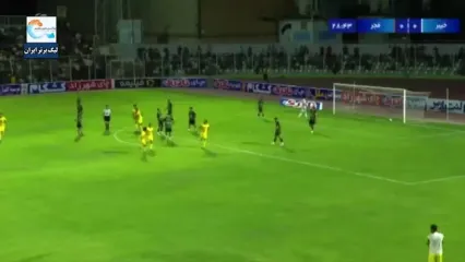 ویدیو: گل اول فجرسپاسی به خیبر توسط فرشید اسماعیلی