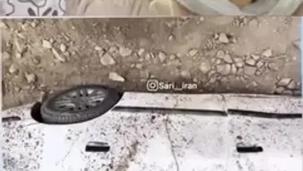 سقوط غلتک بر روی خودرو در آمل / 2 دختر نوجوان جان باختند