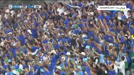 خلاصه بازی ازبکستان 1 - ایران 0