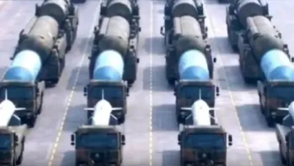 قدرت‌نمایی چین با رونمایی از تمام موشک‌های دارای کلاهک هسته‌ای