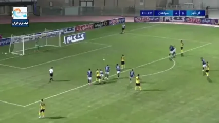ویدیو: گل اول سپاهان به گل گهر توسط انزو کریولی