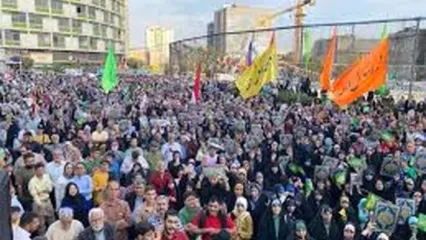 جشن بزرگ میلاد پیامبر (ص) در میدان ولیعصر