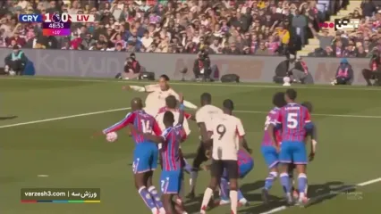 خلاصه بازی کریستال پالاس و لیورپول 5 مهر 1404