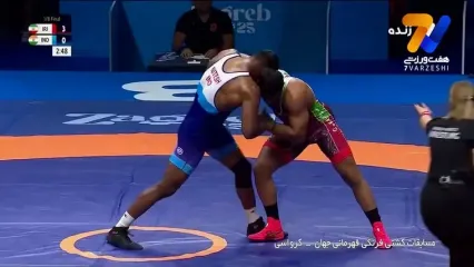 کشتی محمدهادی ساروی مقابل حریف هندی را ببینید ی کامل