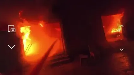 آتش‌سوزی یک کارخانه آمریکایی_اسرائیلی در شهر ام‌الفهم ناحیه حیفا