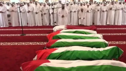 اقامه نماز میت بر شهدای حمله تروریستی به دوحه