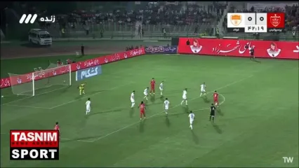 شوت تماشایی علی‌ علیپور به قلب فولاد