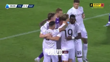 ویدیو: گل اول ناپولی به فیورنتینا توسط دی‌بروینه