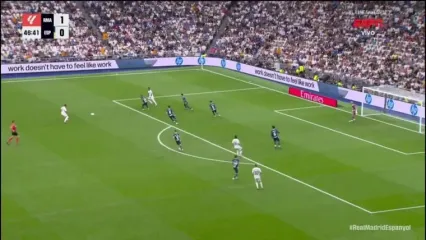 ویدیو: گل دوم رئال مادرید به اسپانیول توسط امباپه