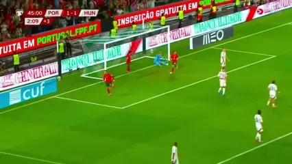 دبل کریستیانو رونالدو در بازی مجارستان