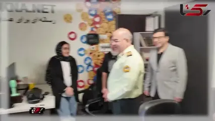 بازدید رییس پلیس آگاهی تهران به مناسبت هفته فراجا از تحریریه رکنا / رکنا همیشه همراه پلیس است