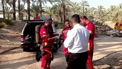 جسد نوجوان ۱۶ ساله از چاه ۵۰ متری کازرون بیرون آمد
