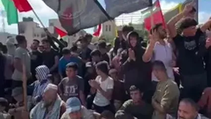 فلسطینی ها در خان یونس آماده استقبال از اسیران