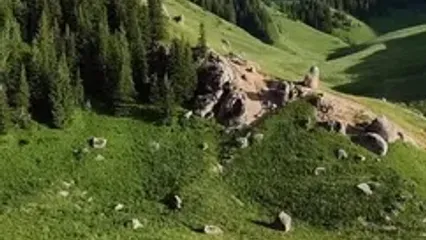 فیلم چراگاه‌های سرسبز ژتیسو در قزاقستان