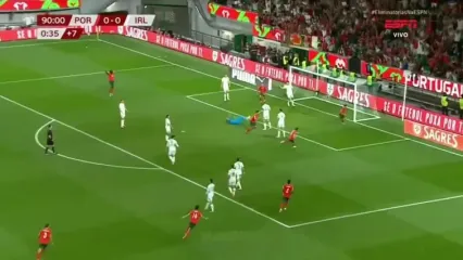 ویدیو: گل اول پرتغال به ایرلند توسط روبن نوس