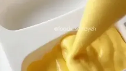 آموزش تهیه بستنی انبه با روکش ماچا