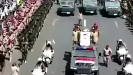 مراسم تشییع رئیس ستاد کل نیروهای مسلح یمن