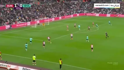 خلاصه بازی ساندرلند ولورهمپتون را ببینید