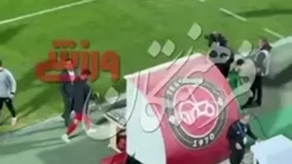 تصاویر حرکت زشت و عصبانیت بیرانوند